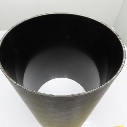 12" Bore x 16-1/2" Long Black Composite Air Cylinder Sleeve Tube 3/16" Wall