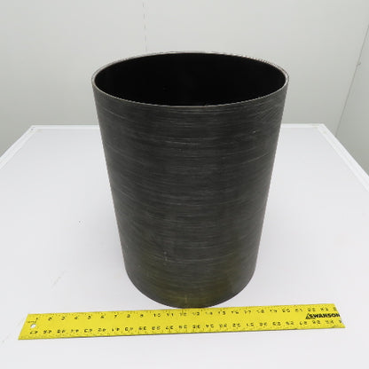 12" Bore x 16-1/2" Long Black Composite Air Cylinder Sleeve Tube 3/16" Wall