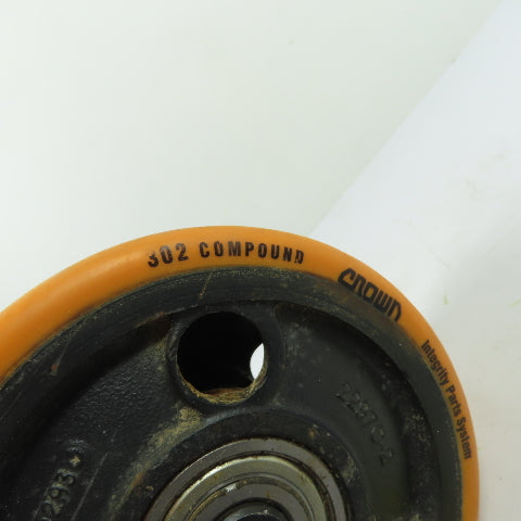 Crown 22297C-2 Polyurethane Tread Forklift Wheel 8"OD x 4" Wide