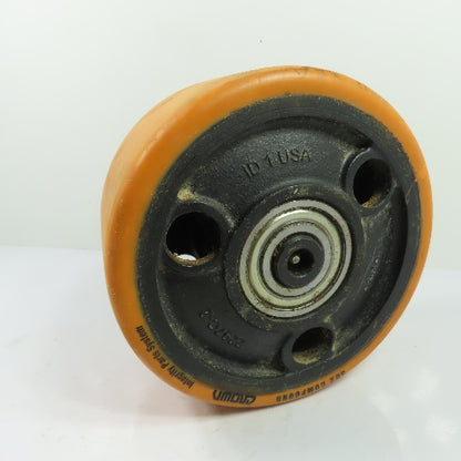 Crown 22297C-2 Polyurethane Tread Forklift Wheel 8"OD x 4" Wide