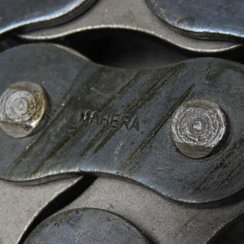 Mahera 100-2 Roller Chain #100 Double Strand With Connecting Master Links 76"