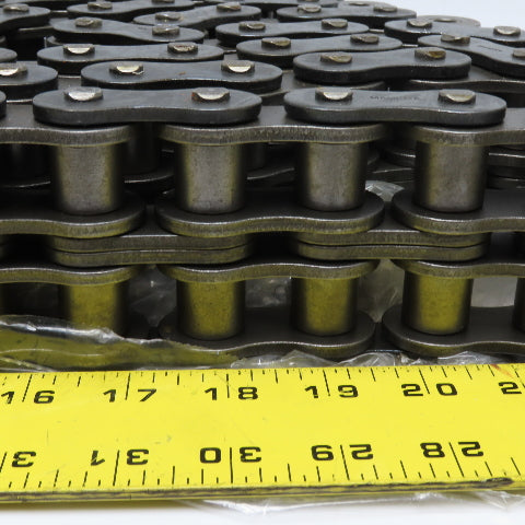 Mahera 100-2 Roller Chain #100 Double Strand With Connecting Master Links 76"