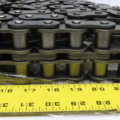 Mahera 100-2 Roller Chain #100 Double Strand With Connecting Master Links 76"