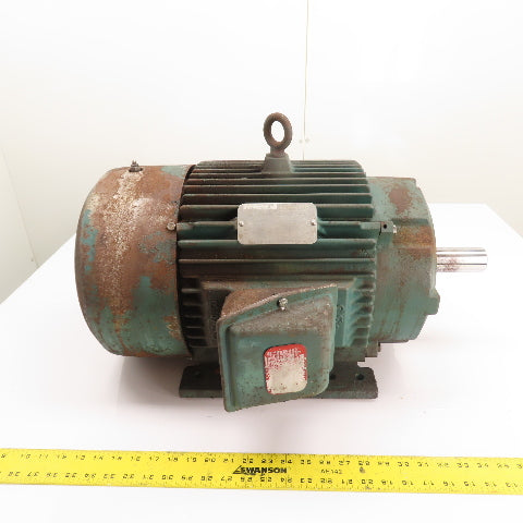 Reliance Electric P25G4903 20HP AC Electric Motor 230/460V 3Ph 256T 1760RPM