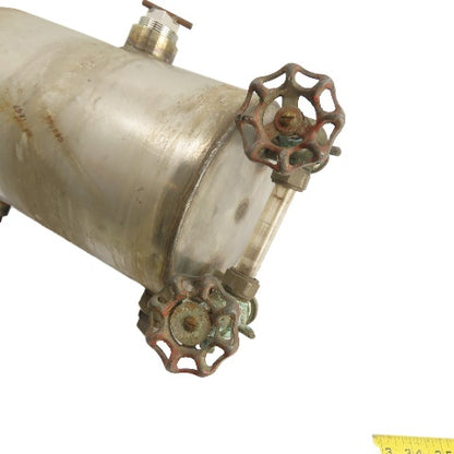 2 Gallon Stainless Steel Horizontal Compressed Air Receiver Storage Tank