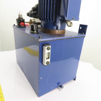 1.5HP 15 Gallon Hydraulic Power Unit 3Ph 230/460V