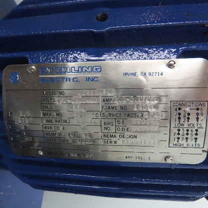 1.5HP 15 Gallon Hydraulic Power Unit 3Ph 230/460V