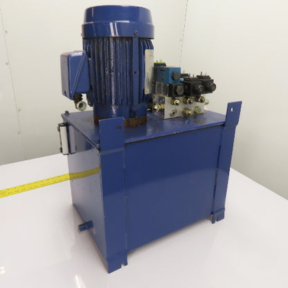 1.5HP 15 Gallon Hydraulic Power Unit 3Ph 230/460V