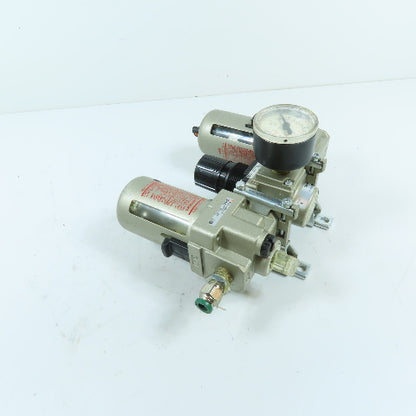 SMC AC25-N02-Z Air Filter Regulator Lubricator FRL 1/4" NPT 150 PSI