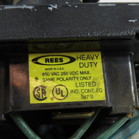 Rees 33962-901 Heavy Duty Mushroom Head Push Button 600VAC 250VDC