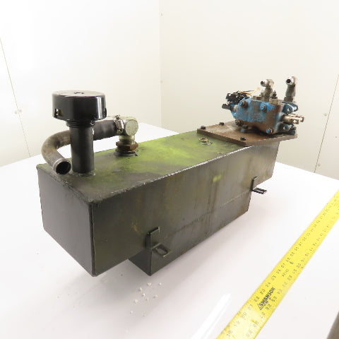 Hydraulic Reservoir Tank 26.5"x7"x9" w/ Vickers 15H4 From Clark ST 30