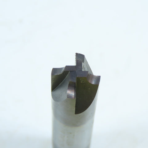 HTC Solid Carbide Double End Corner Rounding Milling Cutter .118 Radius 4 Flute