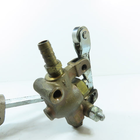 Roller Lever Mechanical Limit Air Valve With Hex Mounting Arm