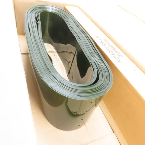 6' Tall Green Strip Door W/ Hardware NEW