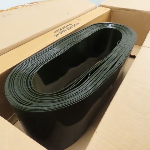 6' Tall Green Strip Door W/ Hardware NEW