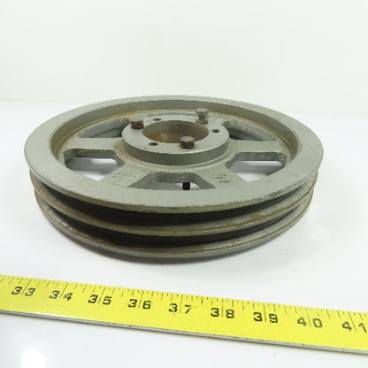 2B11.0SK 2-Groove V-Belt Pulley Sheave SK Bushing 2200RPM 11-3/8" OD 1-3/4" Wide