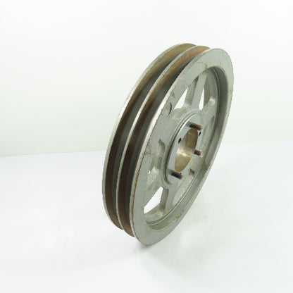 2B11.0SK 2-Groove V-Belt Pulley Sheave SK Bushing 2200RPM 11-3/8" OD 1-3/4" Wide