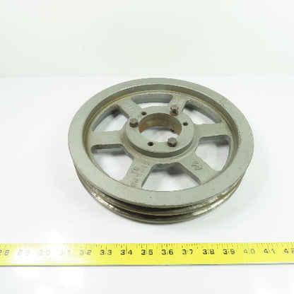 2B11.0SK 2-Groove V-Belt Pulley Sheave SK Bushing 2200RPM 11-3/8" OD 1-3/4" Wide