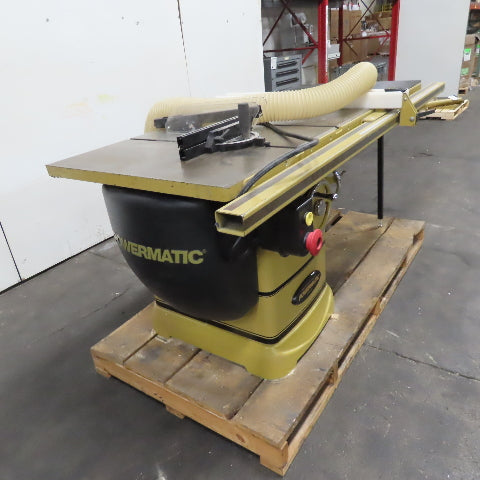Powermatic 2000 10" Cabinet Table Saw with Fence 208/220V 1Ph 6Hp