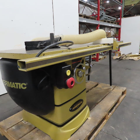 Powermatic 2000 10" Cabinet Table Saw with Fence 208/220V 1Ph 6Hp