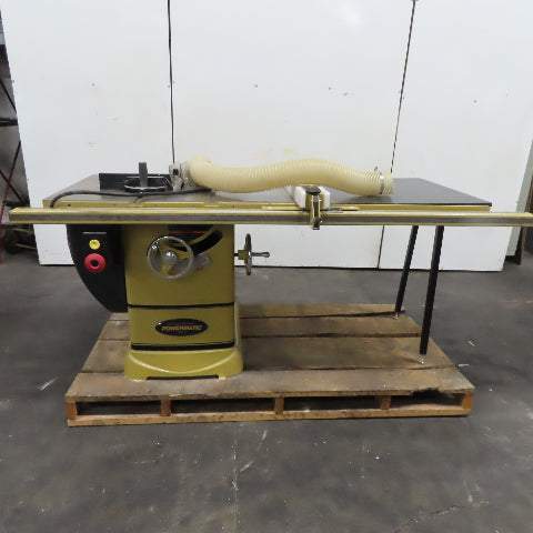 Powermatic 2000 10" Cabinet Table Saw with Fence 208/220V 1Ph 6Hp