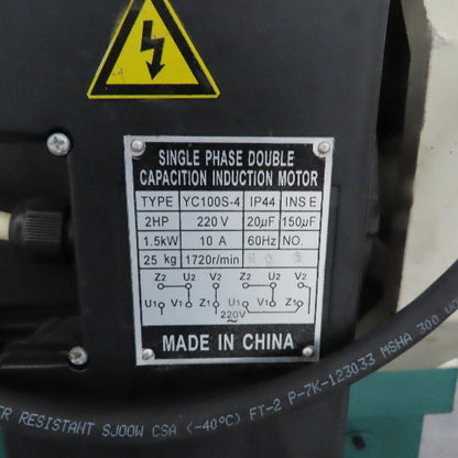 Grizzly G0782 13" x 40" Gearhead Floor Lathe 220V 1Ph 2Hp Tested