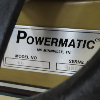 Powermatic 66 10" Cabinet Table Saw Extension Table & Fence 5Hp 208-220/460V