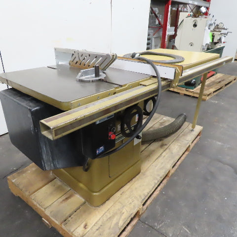 Powermatic 66 10" Cabinet Table Saw Extension Table & Fence 5Hp 208-220/460V