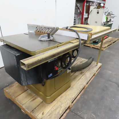 Powermatic 66 10" Cabinet Table Saw Extension Table & Fence 5Hp 208-220/460V