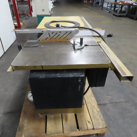 Powermatic 66 10" Cabinet Table Saw Extension Table & Fence 5Hp 208-220/460V