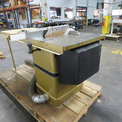Powermatic 66 10" Cabinet Table Saw Extension Table & Fence 5Hp 208-220/460V
