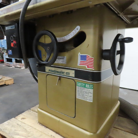 Powermatic 66 10" Cabinet Table Saw Extension Table & Fence 5Hp 208-220/460V