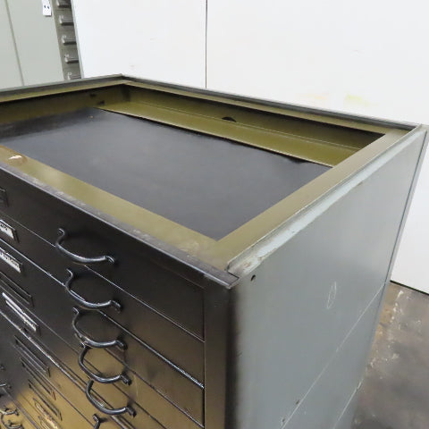 15 Drawer Flat File Drawing Blue Print Cabinet 41" x 28-1/2" x 46" Tall