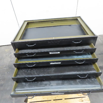 15 Drawer Flat File Drawing Blue Print Cabinet 41" x 28-1/2" x 46" Tall
