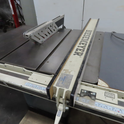 Delta Unisaw 10" Tilting Arbor Cabinet Table Saw 208-220/480V 5Hp Tested