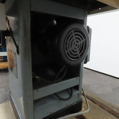 Delta Unisaw 10" Tilting Arbor Cabinet Table Saw 208-220/480V 5Hp Tested