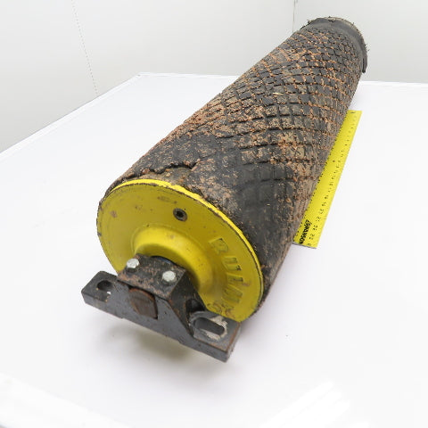 Rulmeca 220M Motorized Conveyor Pulley Roller 1.0HP 8.50" x 39" OD BF 48 FPM