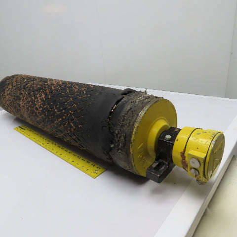 Rulmeca 220M Motorized Conveyor Pulley Roller 1.0HP 8.50" x 39" OD BF 48 FPM