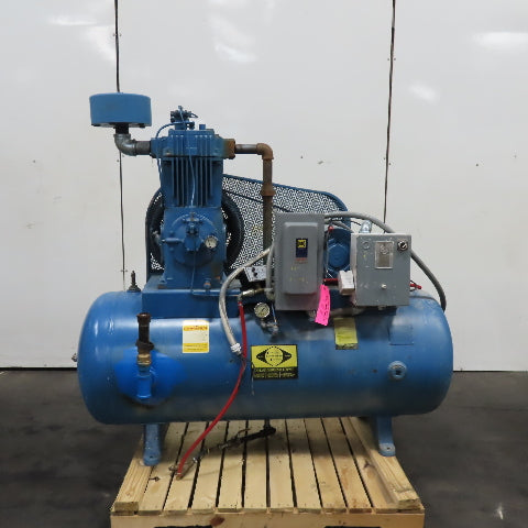 Quincy 350-16 Reciprocating Air Compressor 200 PSI 10Hp 208-230/460V 3Ph 120 Gal