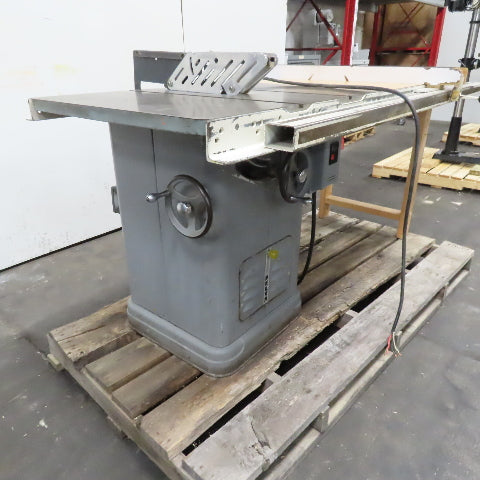 Delta Unisaw 10" Tilting Arbor Table Saw 2Hp 208-220/480V 3Ph Tested