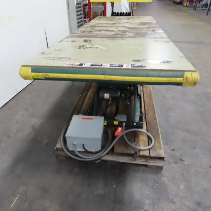Southworth LS4-36GHC 2 Ton Hydraulic Lift Table 96" x 36" 460V 3Ph 7"-42" Lift
