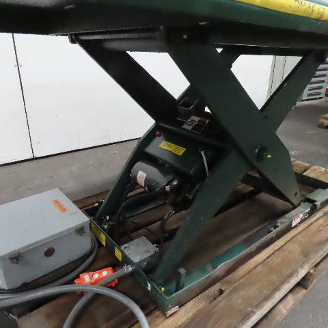Southworth LS4-36GHC 2 Ton Hydraulic Lift Table 96" x 36" 460V 3Ph 7"-42" Lift