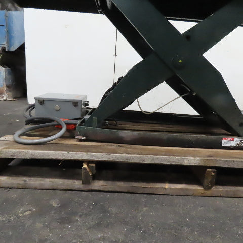 Southworth LS4-36GHC 2 Ton Hydraulic Lift Table 96" x 36" 460V 3Ph 7"-42" Lift
