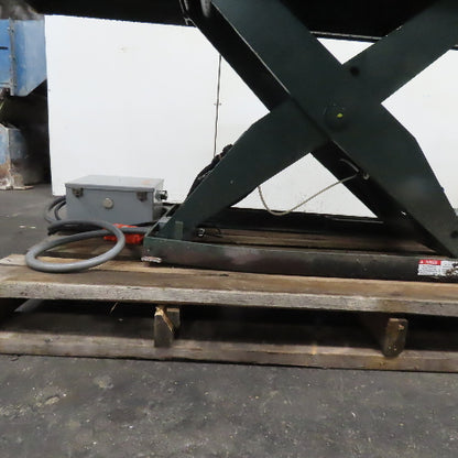 Southworth LS4-36GHC 2 Ton Hydraulic Lift Table 96" x 36" 460V 3Ph 7"-42" Lift