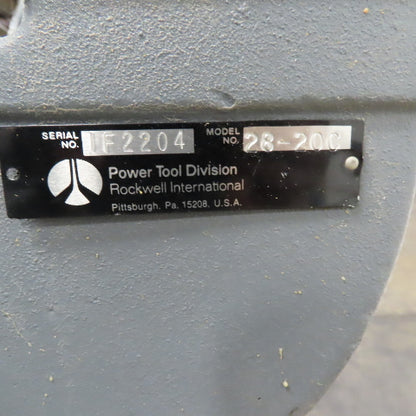 Rockwell 28-200 14" Vertical Wood / Metal Cutting Band Saw 115/230V 1Ph 1/2Hp