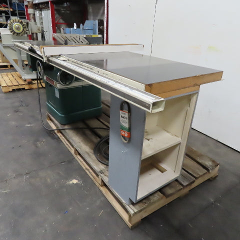 Powermatic 66 10" Tilting Arbor Table Saw with Extension Tables 208-220/480V 3Hp