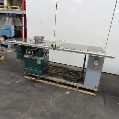 Powermatic 66 10" Tilting Arbor Table Saw with Extension Tables 208-220/480V 3Hp