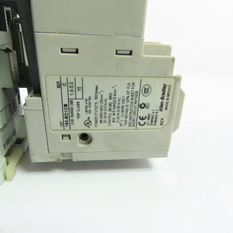 Allen-Bradley 100-C30 30A Contactor 110/120V Coil w/ 193-ED1CB Overload Relay