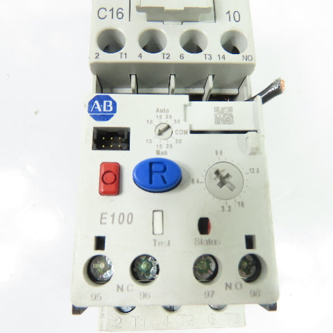 Allen-Bradley 100-C16*10 16A 120V Coil Contactor w/ 193-1EFDB Overload Relay