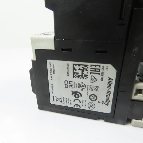 Allen-Bradley 100-C16*10 16A 120V Coil Contactor w/ 193-1EFDB Overload Relay